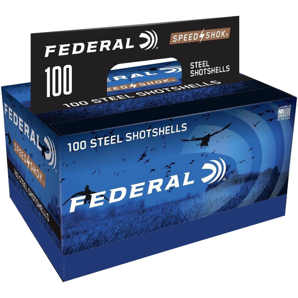 Federal Speed-shok Load 12 Gauge 3 In. 1 1-4 Oz. 4 Shot 100 Rd.