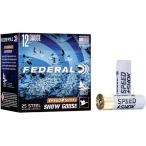Federal Speed-shok Load 12 Ga. 3 In. 1 1-4 Oz. 2 Shot 25 Rd.