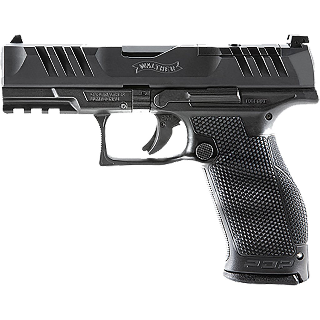 Walther Pdp Compact Optic Ready Pistol 9mm 4 In. Black 10 Rd.
