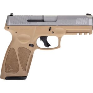 Taurus G3 Pistol 9mm 4 In. Tan Stainless 15 & 17 Rd.