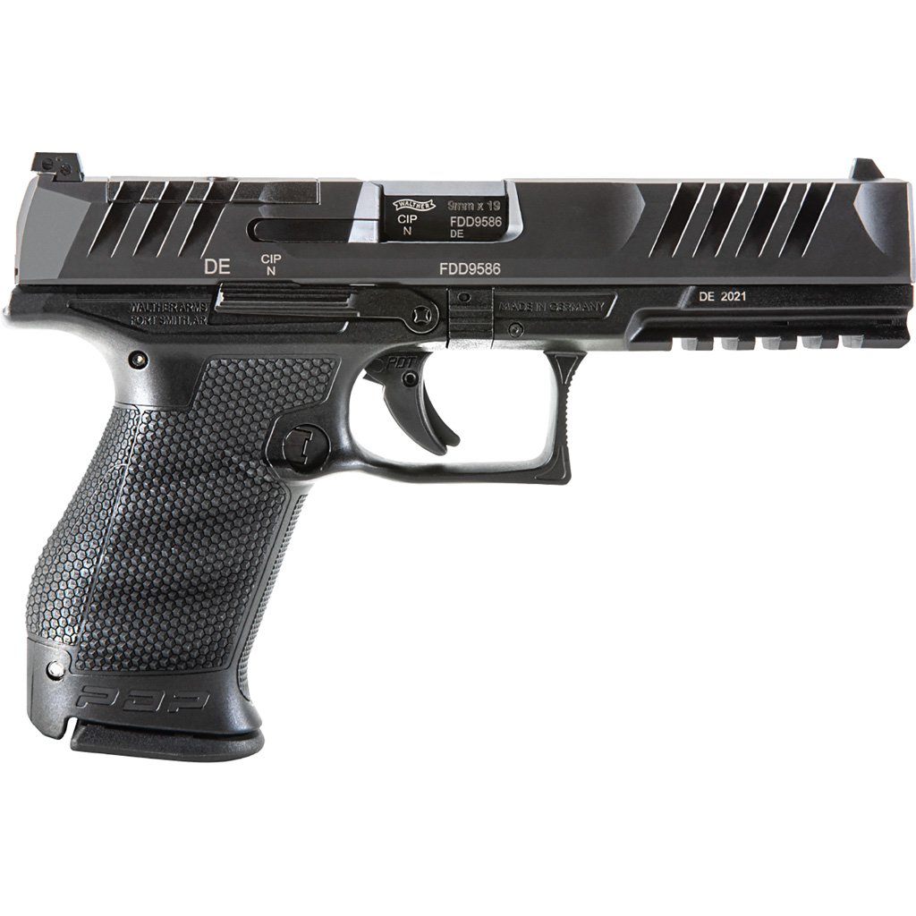 Walther Pdp Compact Optic Ready Pistol 9mm 5 In. Black 10 Rd.