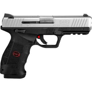 Sar Usa Sar9 Compact Pistol 9mm Stainless 17 Rd.