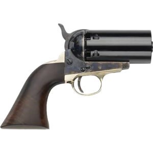Pietta 1851 Navy Pepperbox Revolver 36 Cal. No Barrel Case Hardened Walnut