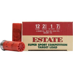 Estate Super Sport Competition Target Load 12 Ga. 2.75 In. 3 Dr. 1 Oz 7.5 Shot 25 Rd.