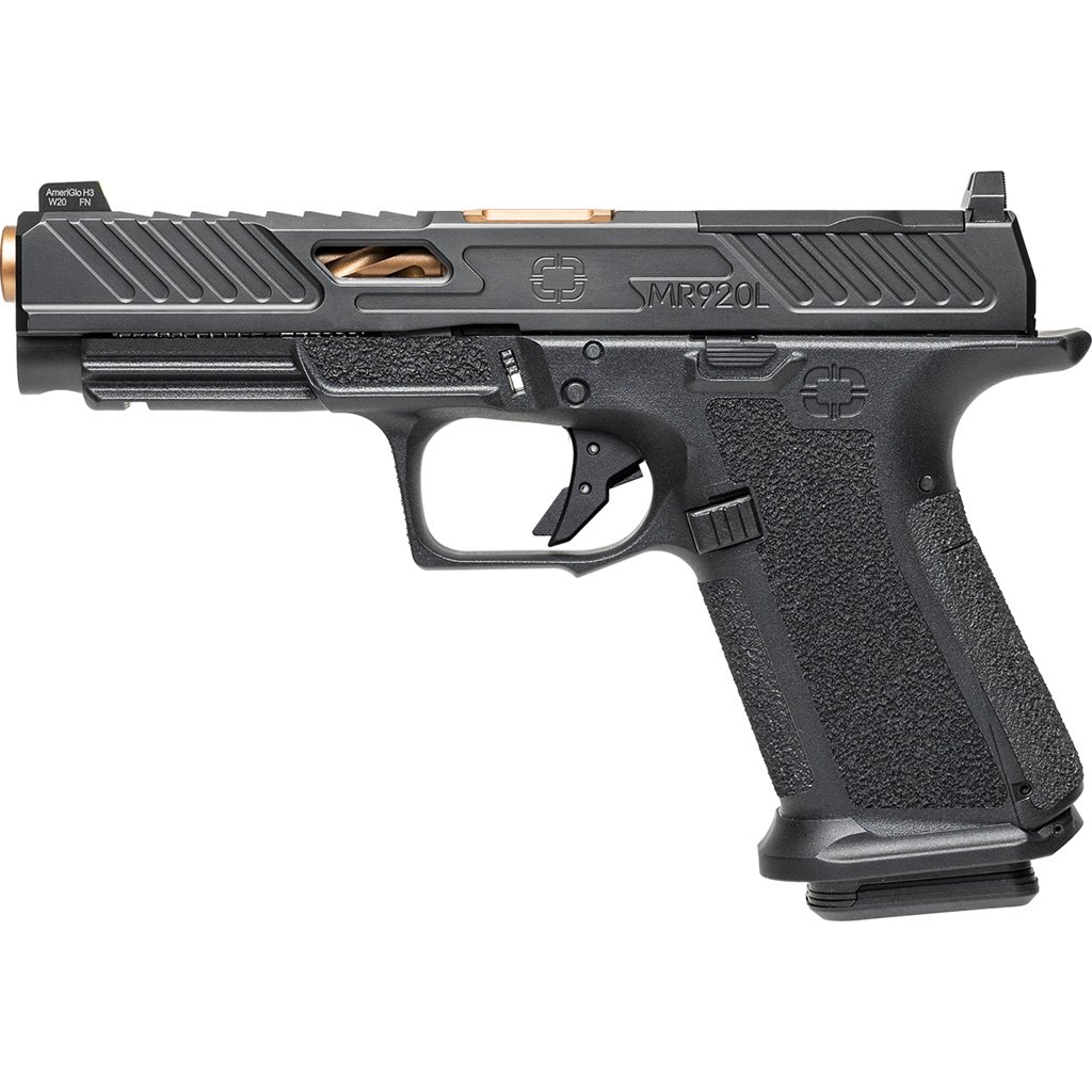 Shadow Systems Mr920 Elite Slide Holosun Pistol 9mm 4 In. Black Frame Unthreaded Bronze 15 Rd. - Image 2