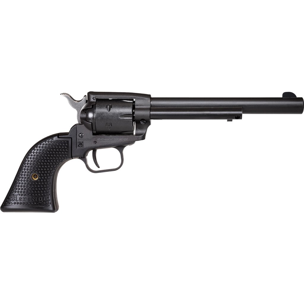 Heritage Rough Rider Steel Frame Revolver 22 Lr. 6.5 In. Black Satin 6 Rd.