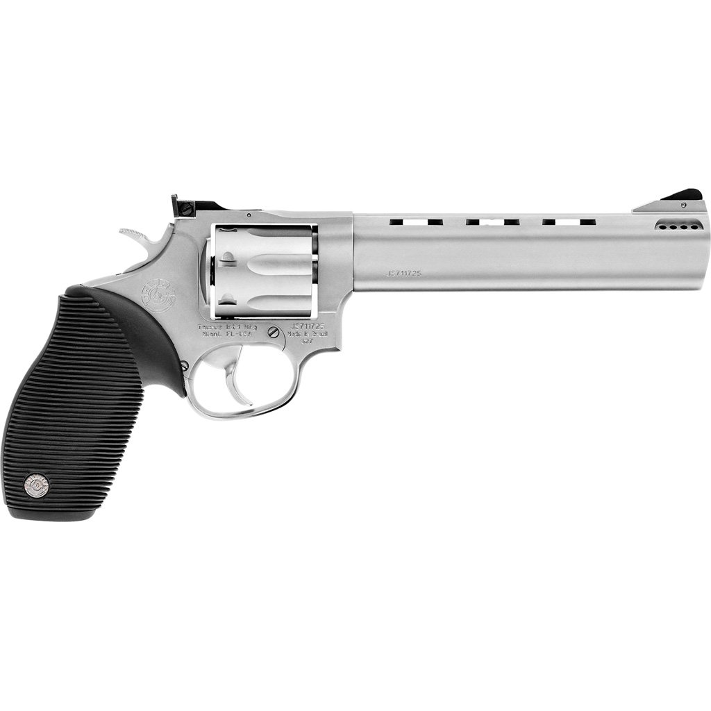 Taurus Tracker 627 Revolver 357 Mag. 6 In. Stainless 7 Rd. Rubber Grips
