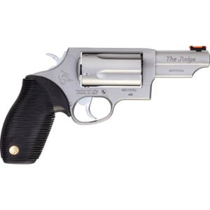 Taurus Judge Revolver 45 Colt-410 Ga. 3 In. Stainless 5 Rd. Rubber Grips