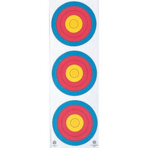 Maple Leaf Target Face 3-spot Vertical 25 Pk.