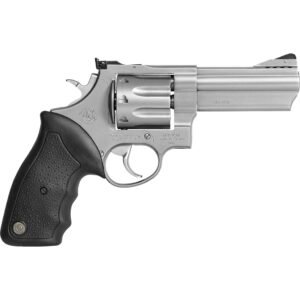 Taurus 608 Standard Revolver 357 Mag 4 In. Stainless 8 Rd. Rubber Grips