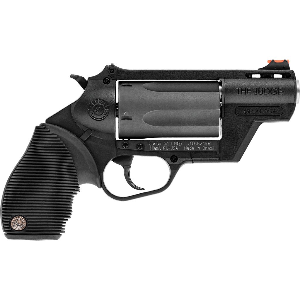 Taurus Judge Public Defender Revolver 45 Colt-410 Gauge 5 Rd Blued-black Grip 2 In.