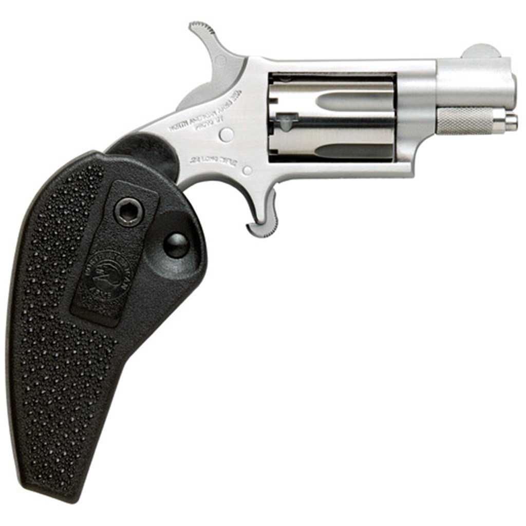 Naa 22mschg Mini-revolver Combo 22 Lr-.22 Wmr Stainless-black Holster 1.13 In 5rd
