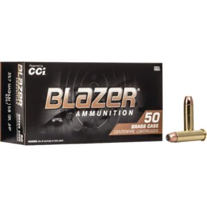 Cci Blazer Brass Pistol Ammo 357 Mag 158 Gr. Jacketed Hollow Point 50 Rd.