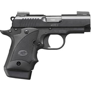 Kimber Micro 9 Pistol 9 Mm 3.15 In. Matte Black 7+1 Rd. W- Hogue Grip
