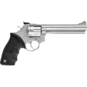 Taurus M66 Standard Revolver 357 Mag 7 Rd Stainless Frame-black Grip 6 In.